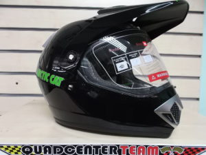 Casco Arctic Cat Pro Cat Black, con visiera e bluetooth