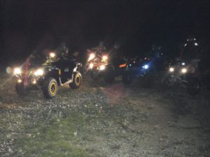 Escursioni notturne in quad