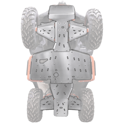 Piastre Shark in alluminio per Segway Snarler AT6 L